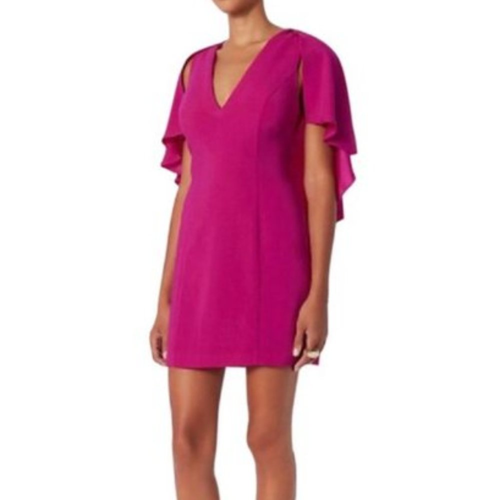 NWT Intermix Muller Caplet Cocktail Cape Dress SMALL 2480